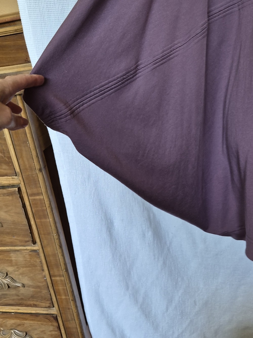 Athleta Open-Front Draped Cardigan in Dusty Plum - Picture 4 of 12